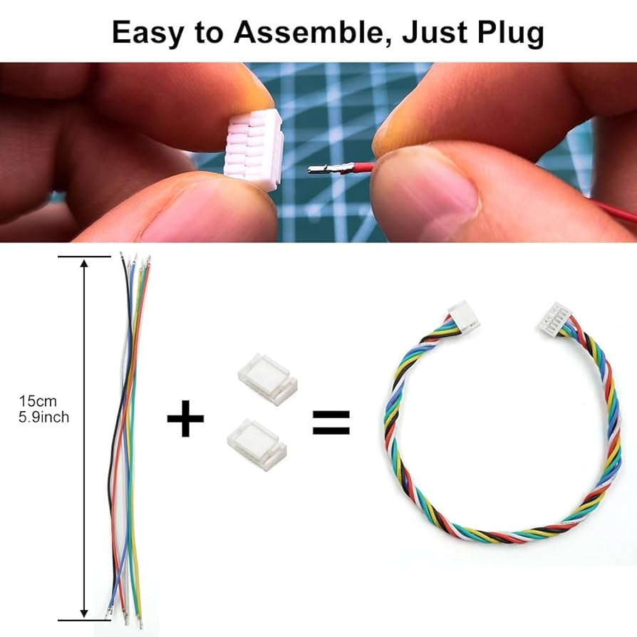 Amazon.com: GH1.25 Connectors and Pre-Crimped Silicone